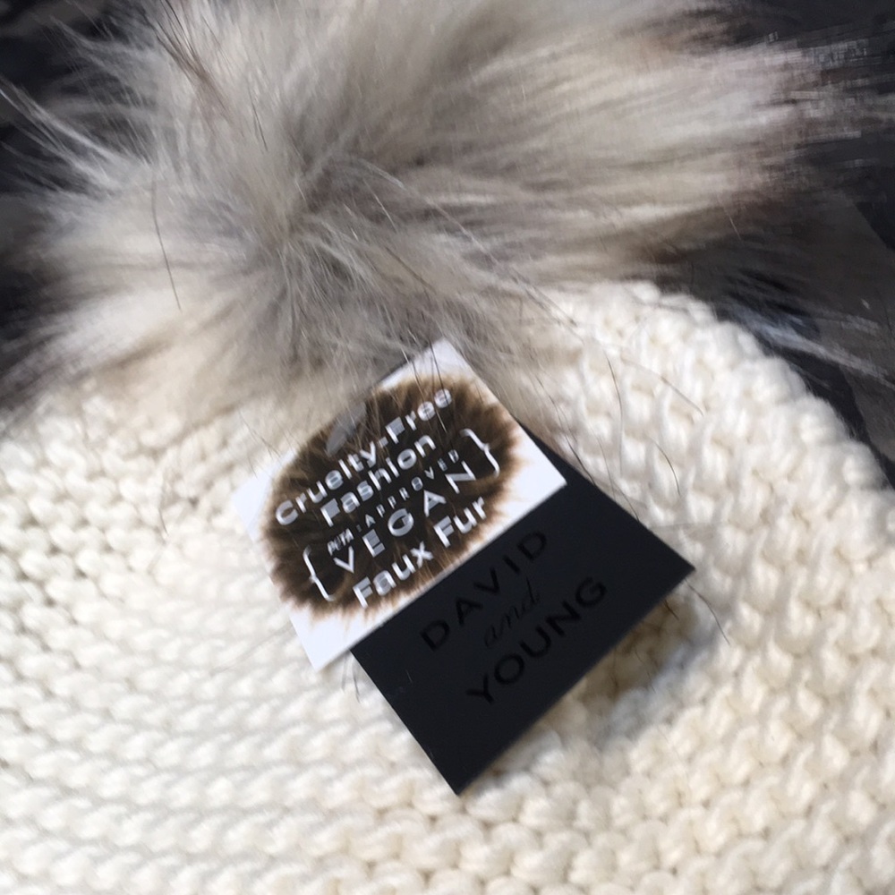 White Hat faux fur NEW - Picture 5 of 8